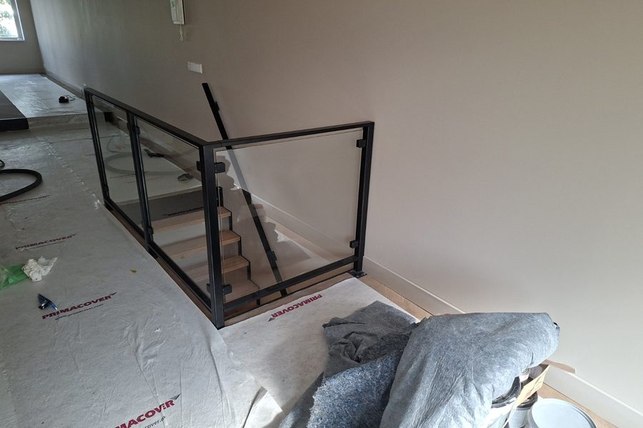 Glazen balustrade – totaalbeeld